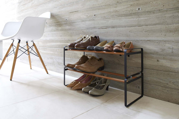 PLAIN Stackable Shoe Rack Room In Order