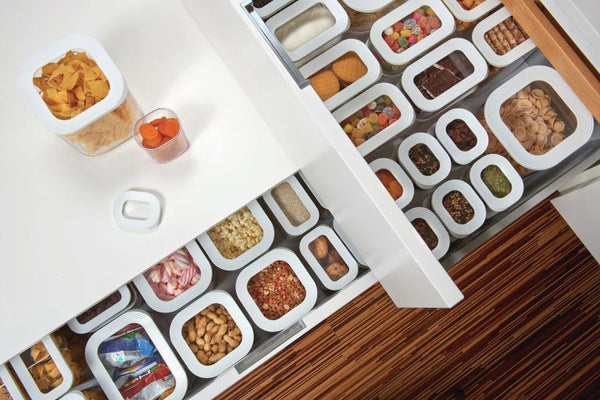 Mepal Airtight Stackable Storage Containers for Pasta & Dry