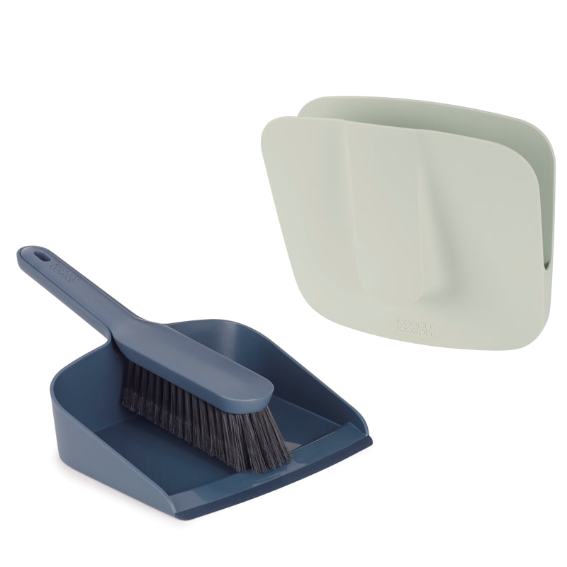 CleanStore Wall-Mounted Dust Pan & Brush