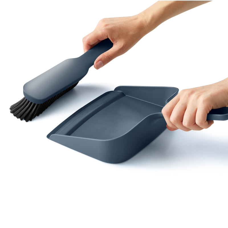 CleanStore Wall-Mounted Dust Pan & Brush