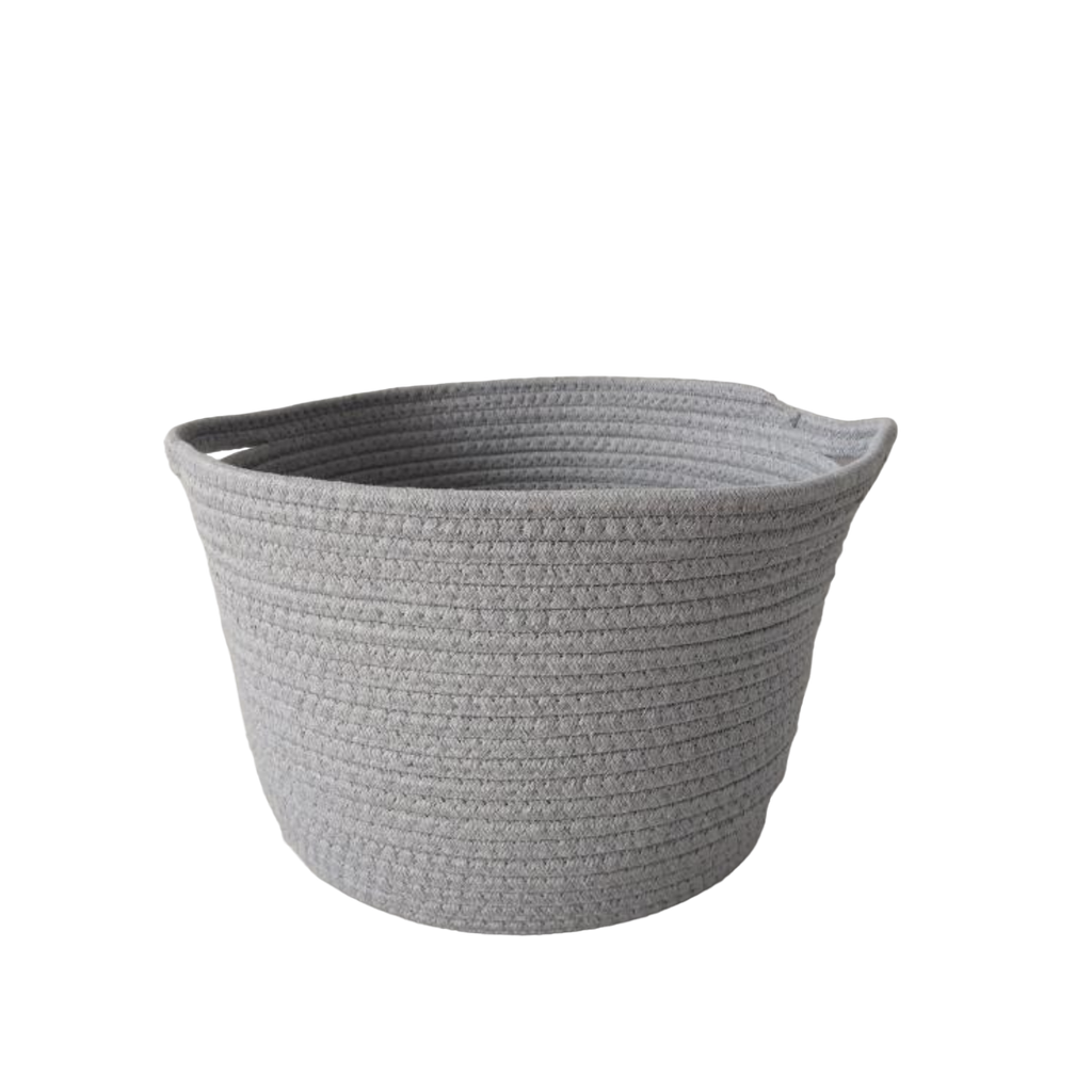 Cotton Rope Round Basket