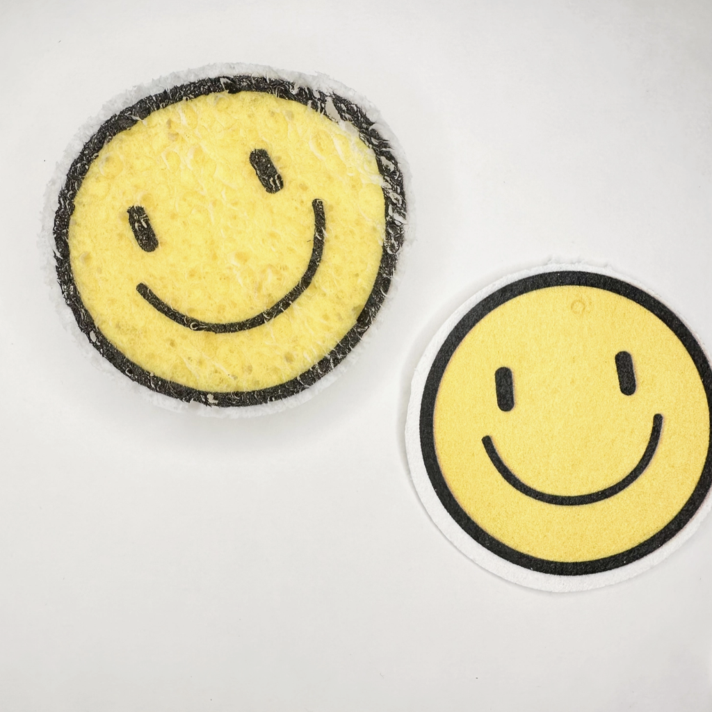 Smiley Cellulose Pop-Up Sponges