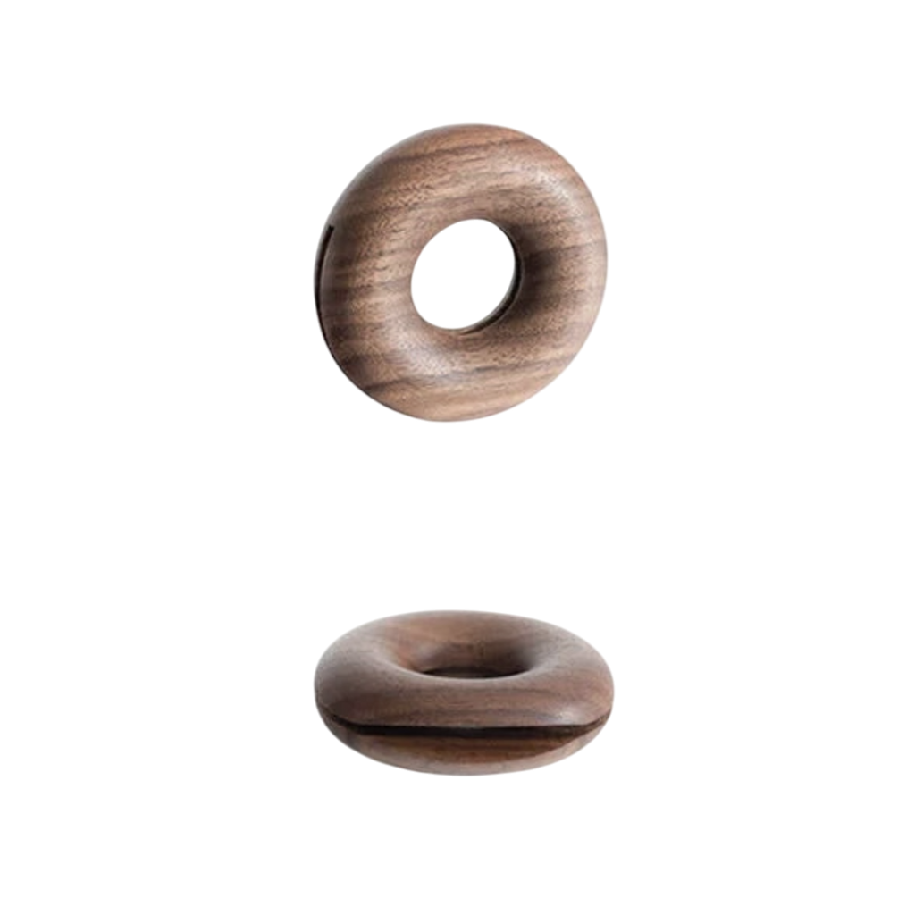 Wooden Donut Bag Clips