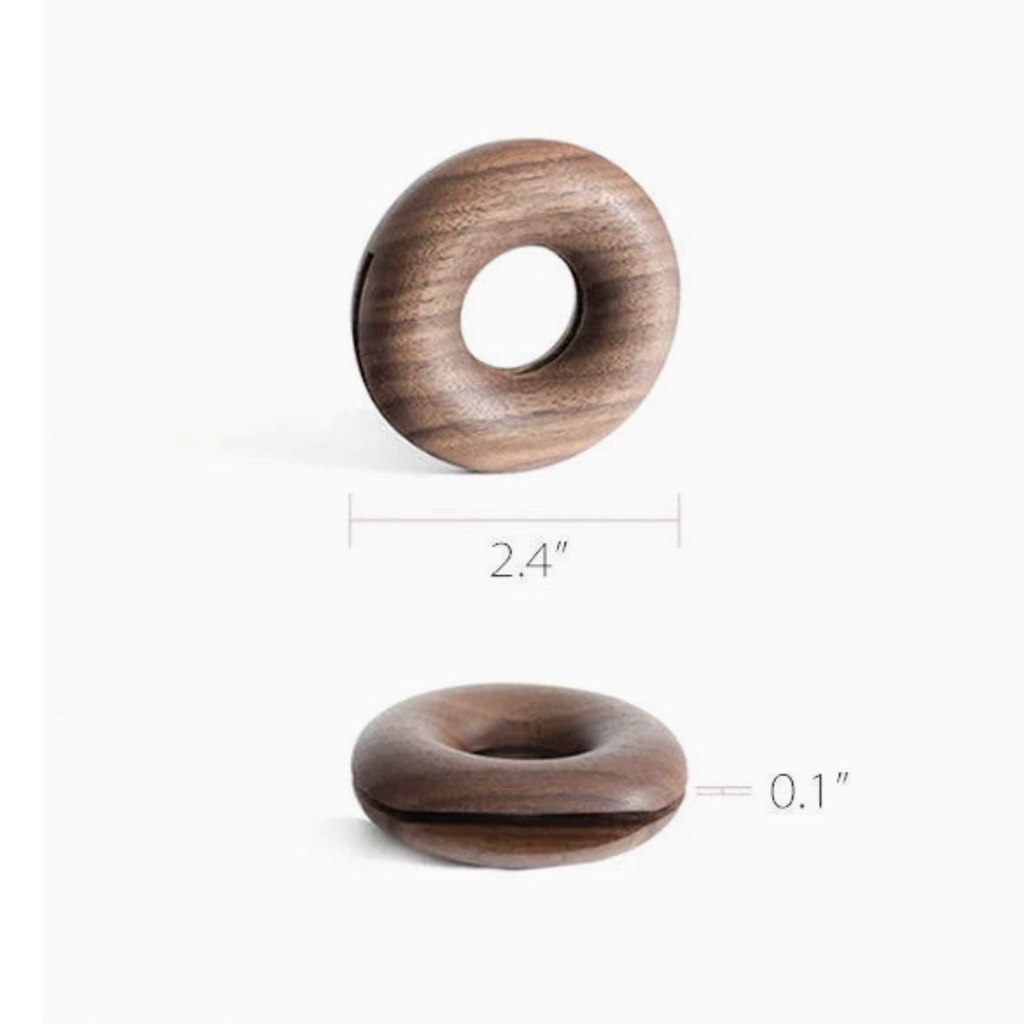 Wooden Donut Bag Clips