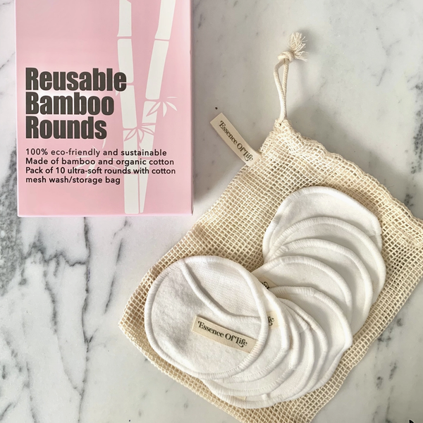 Bamboo & Organic Cotton Reusable Rounds