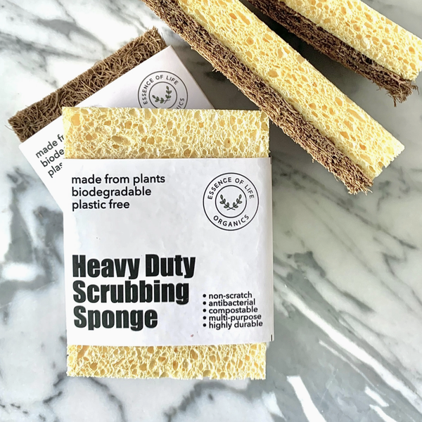 100% Plant-Based Heavy Duty Scrubbing Sponge