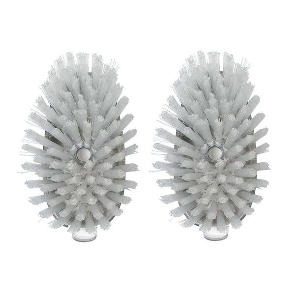 Brush Refills for OXO Dish Brush - 4 Pack Dish Brush Cleaning Soap  Dispensing Head Replacement for Scrubber(Grey)