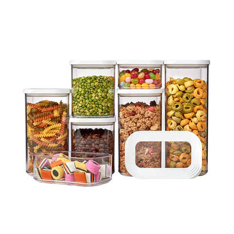 Glass Storage Jars with Airtight Lids, Coffee Container with Wooden Lid, Glass Pantry Canister for Beans, Rice, Sugar and Etc, Size: 13.5 fl oz, Clear